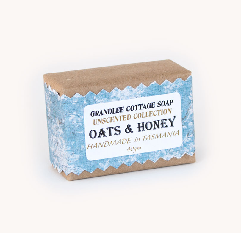 oats and honey unscented handmade natural soap Tasmania