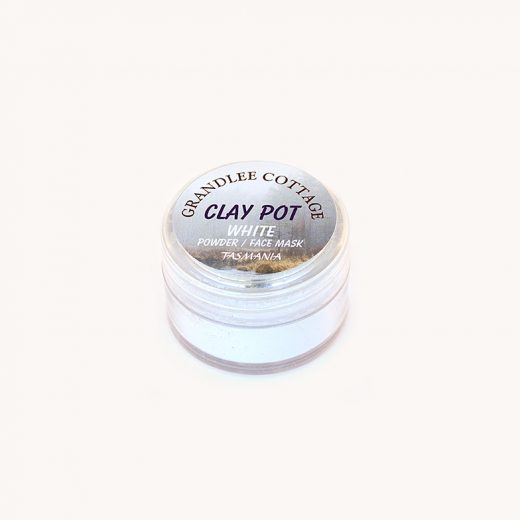 face mask white clay