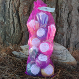 Variety Pack 6 x 80g Fizzy Bath Bombs Natural Handmade Tasmania