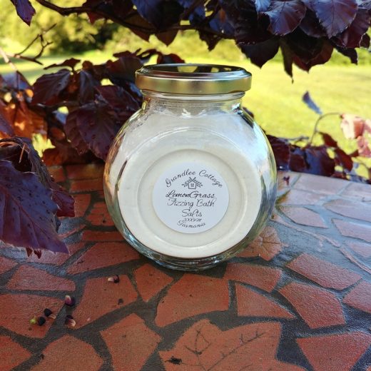 Lemongrass Fizzing Bath Salt natural Handmade Tasmania