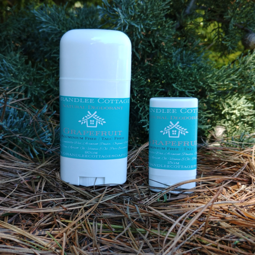 Grapefruit Aluminium Free Deodorant natural Handmade Tasmania