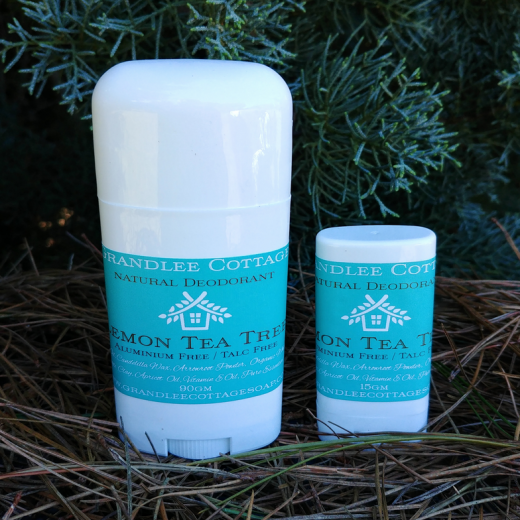 Lemon Tea Tree Aluminium Free Deodorant natural Handmade Tasmania