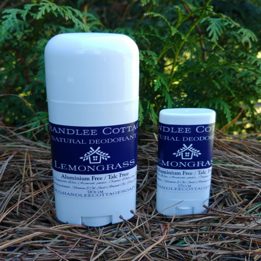 Lemongrass Aluminium Free Deodorant natural Handmade Tasmania