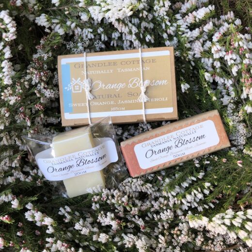 orange blossom handmade natural soap Tasmania