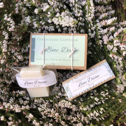 lime devine handmade natural soap Tasmania